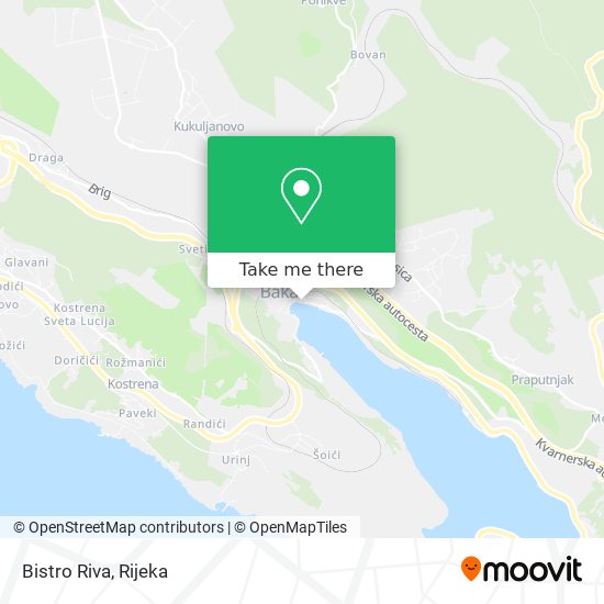 Bistro Riva map