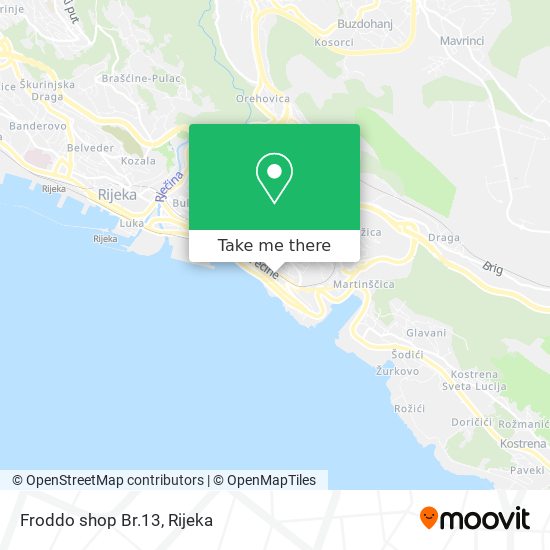 Froddo shop Br.13 map