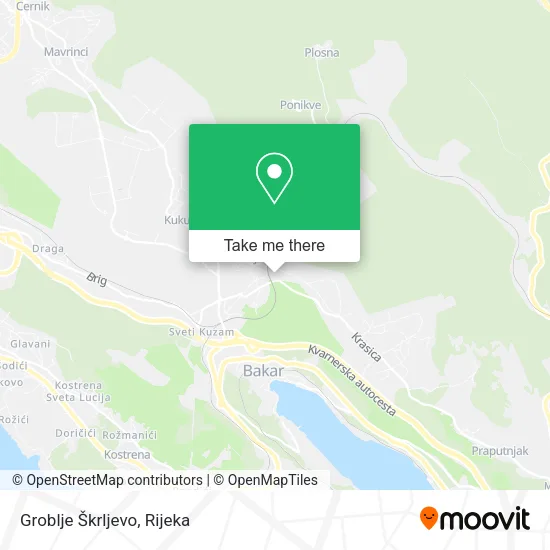 Groblje Škrljevo map