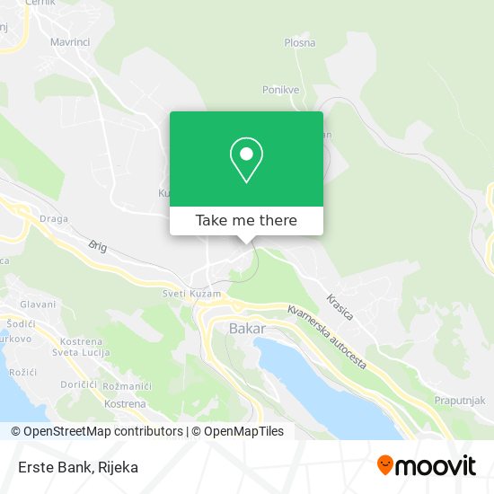 Erste Bank map