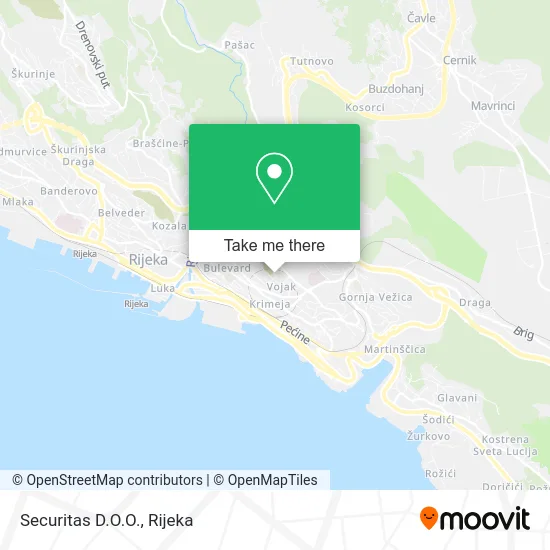 Securitas D.O.O. map