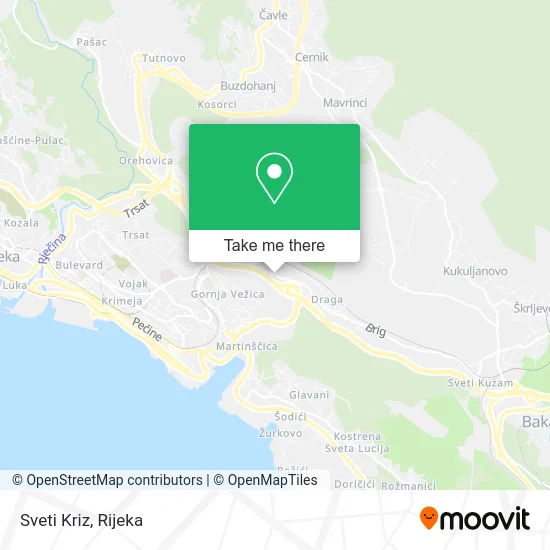 Sveti Kriz map