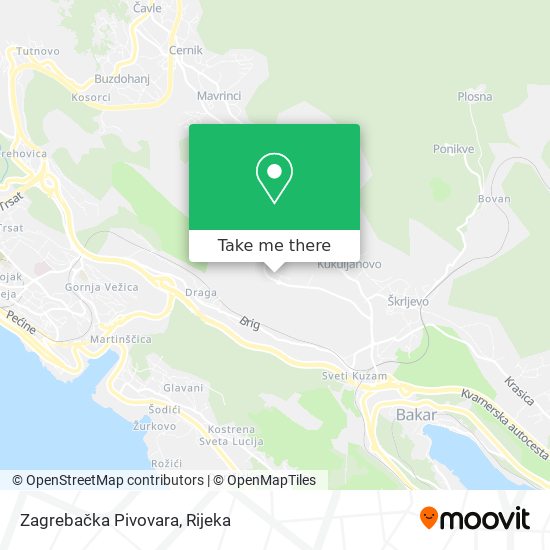 Zagrebačka Pivovara map