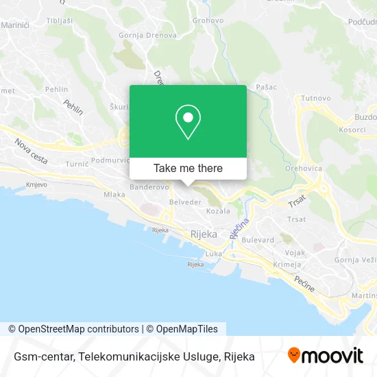 Gsm-centar, Telekomunikacijske Usluge map