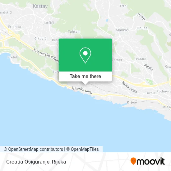Croatia Osiguranje map
