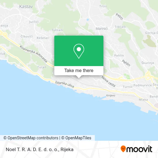 Noel T. R. A. D. E. d. o. o. map