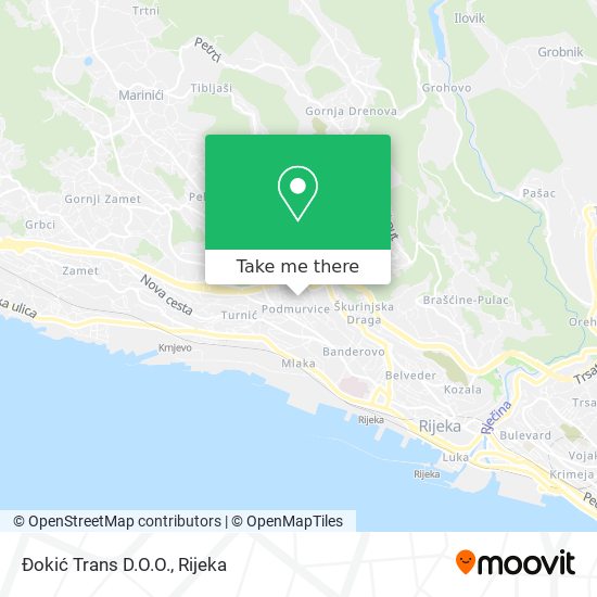 Đokić Trans D.O.O. map
