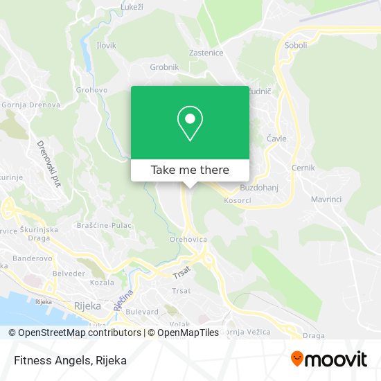 Fitness Angels map