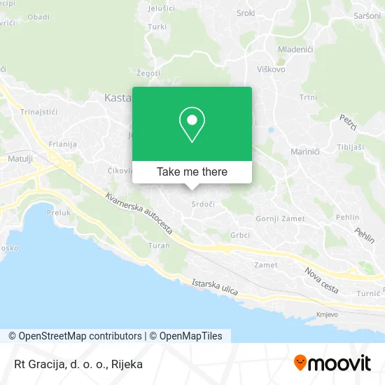 Rt Gracija, d. o. o. map