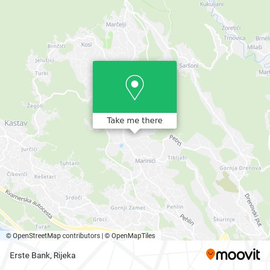 Erste Bank map