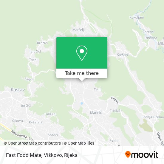 Fast Food Matej Viškovo map