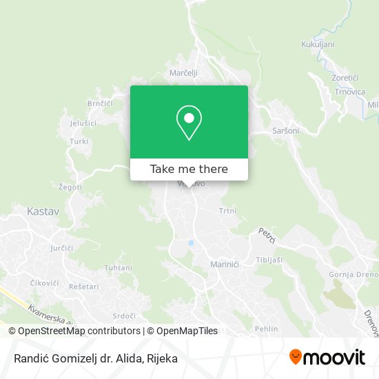 Randić Gomizelj dr. Alida map