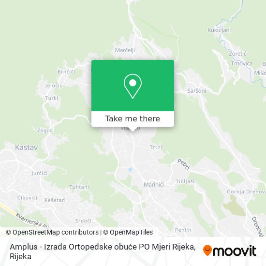 Amplus - Izrada Ortopedske obuće PO Mjeri Rijeka map