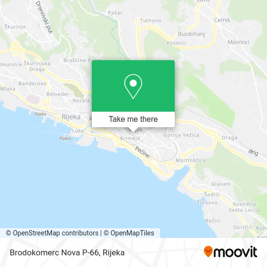 Brodokomerc Nova P-66 map