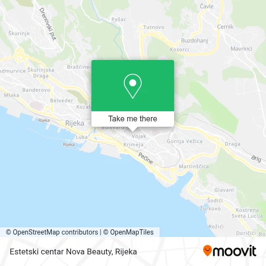 Estetski centar Nova Beauty map