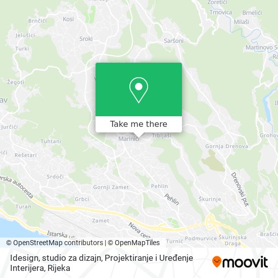 Idesign, studio za dizajn, Projektiranje i Uređenje Interijera map