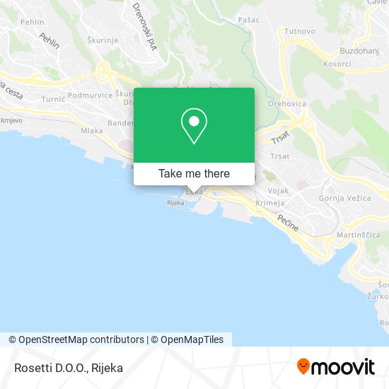 Rosetti D.O.O. map