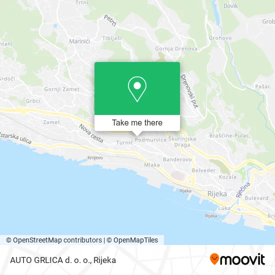 AUTO GRLICA d. o. o. map
