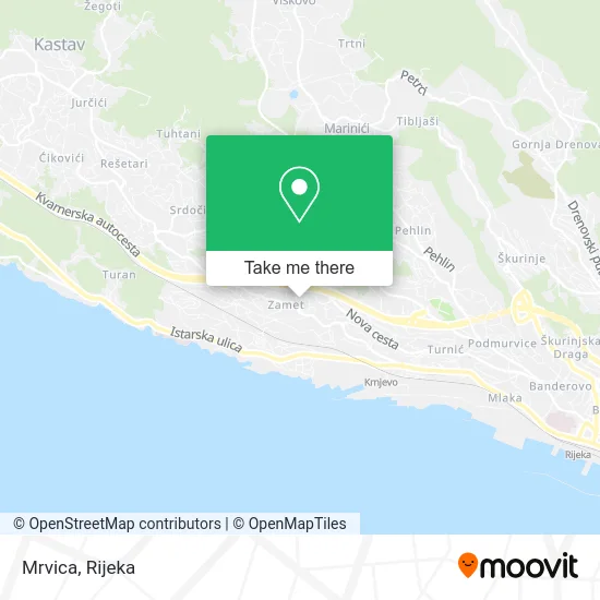 Mrvica map