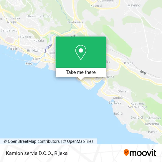 Kamion servis D.O.O. map