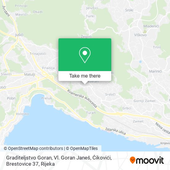 Graditeljstvo Goran, Vl. Goran Janeš, Ćikovići, Brestovice 37 map