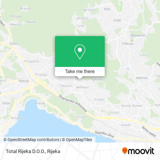 Total Rijeka D.O.O. map