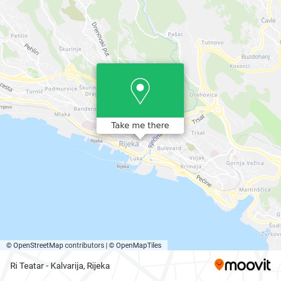 Ri Teatar - Kalvarija map