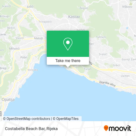 Costabella Beach Bar map