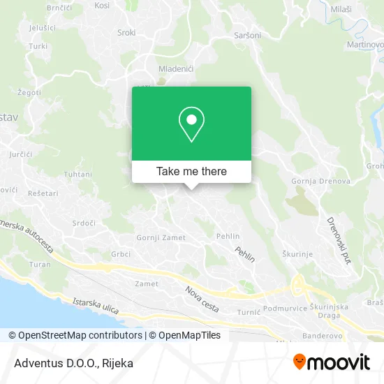 Adventus D.O.O. map