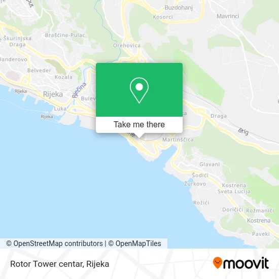 Rotor Tower centar map