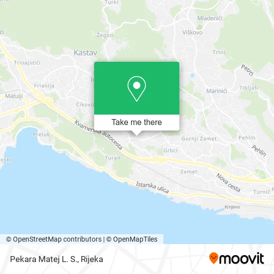 Pekara Matej L. S. map