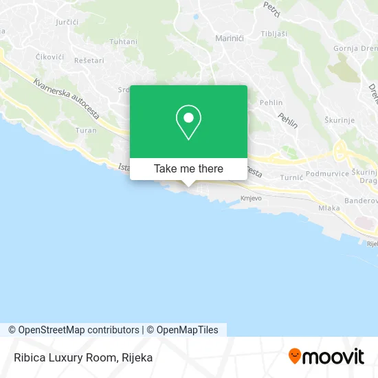 Ribica Luxury Room map