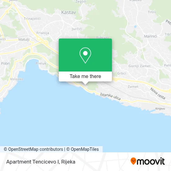 Apartment Tencicevo I map