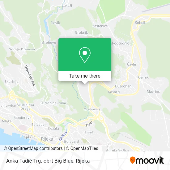 Anka Fadić Trg. obrt Big Blue map