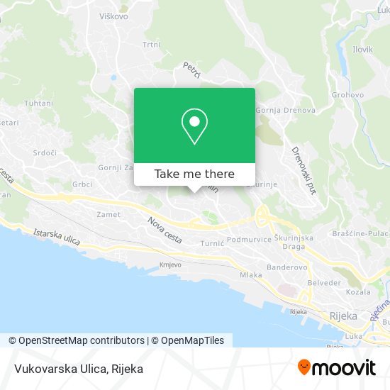 Vukovarska Ulica map