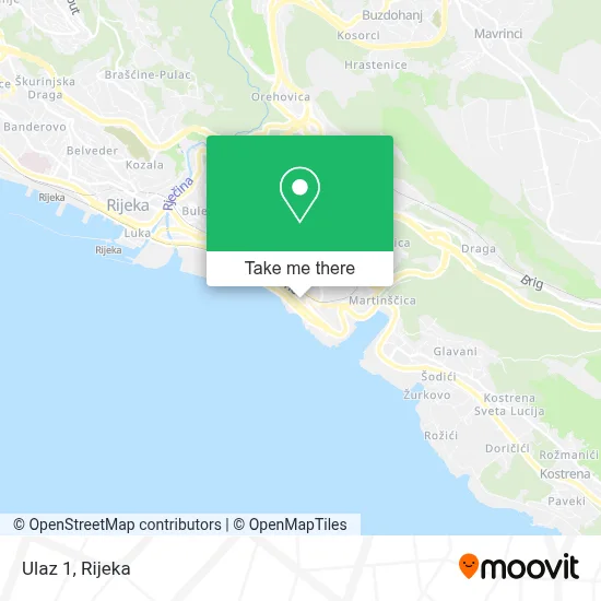 Ulaz 1 map
