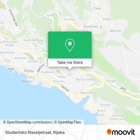 Studentsko Naseljetrsat map