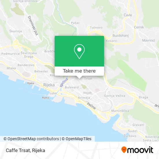 Caffe Trsat map