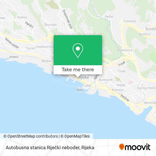 Autobusna stanica Riječki neboder map