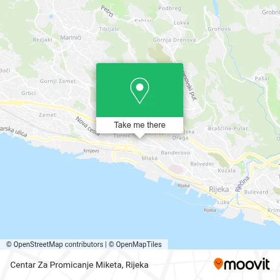 Centar Za Promicanje Miketa map