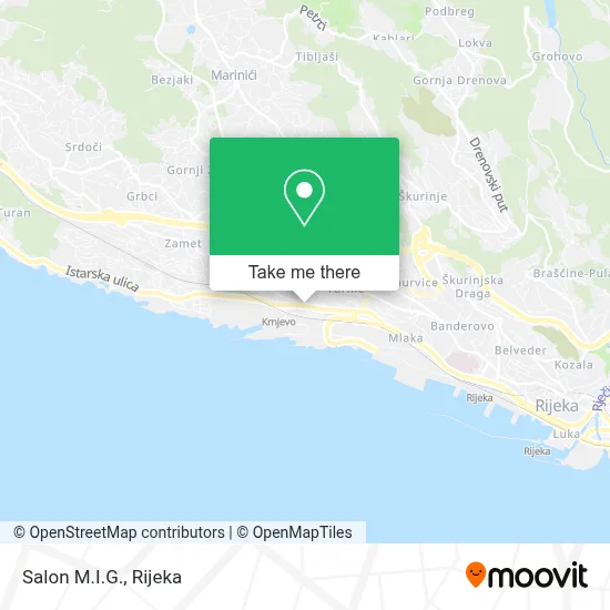 Salon M.I.G. map