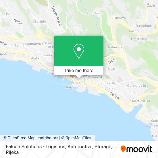 Falcon Solutions - Logistics, Automotive, Storage map