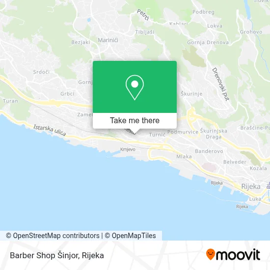Barber Shop Šinjor map
