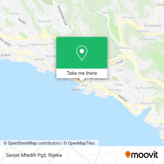 Savjet Mladih Pgž map
