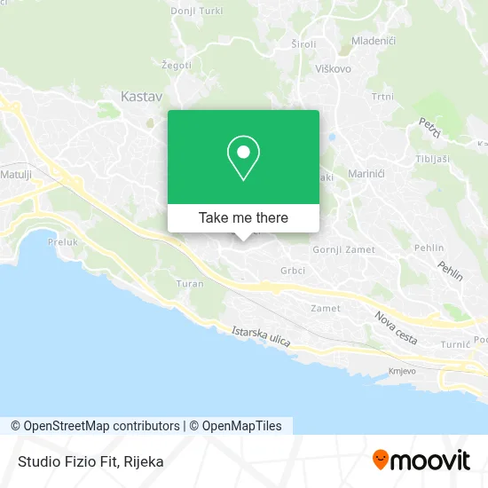 Studio Fizio Fit map