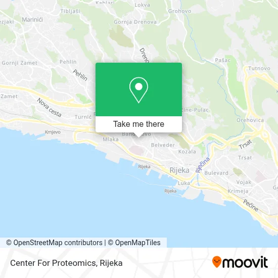 Center For Proteomics map