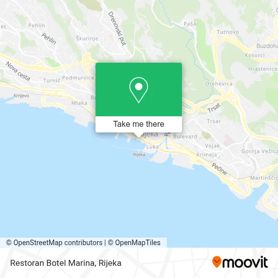 Restoran Botel Marina map