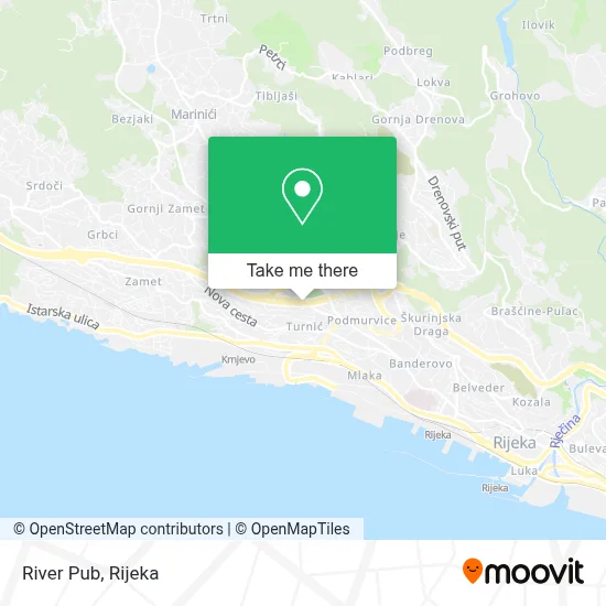 River Pub map