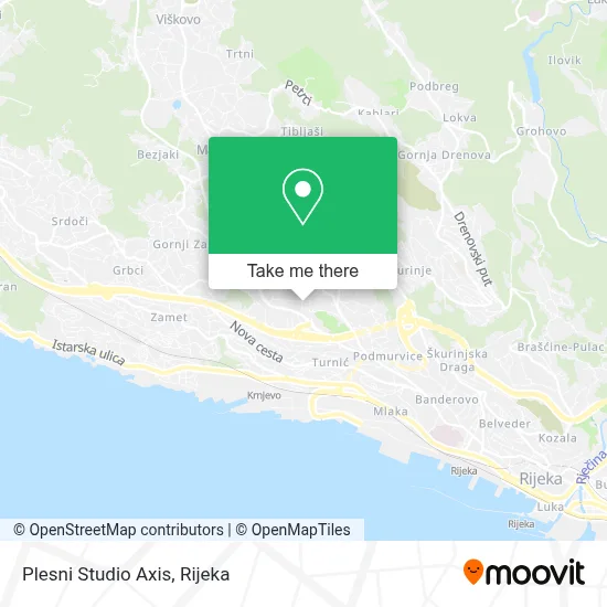 Plesni Studio Axis map