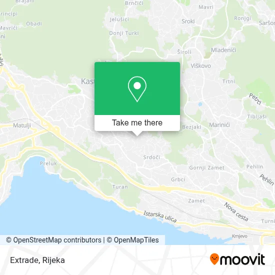 Extrade map